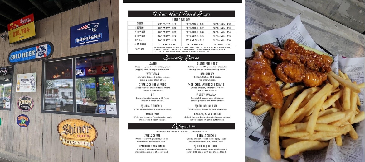 Scorpio's Pizzaria & Sports Pub Menu