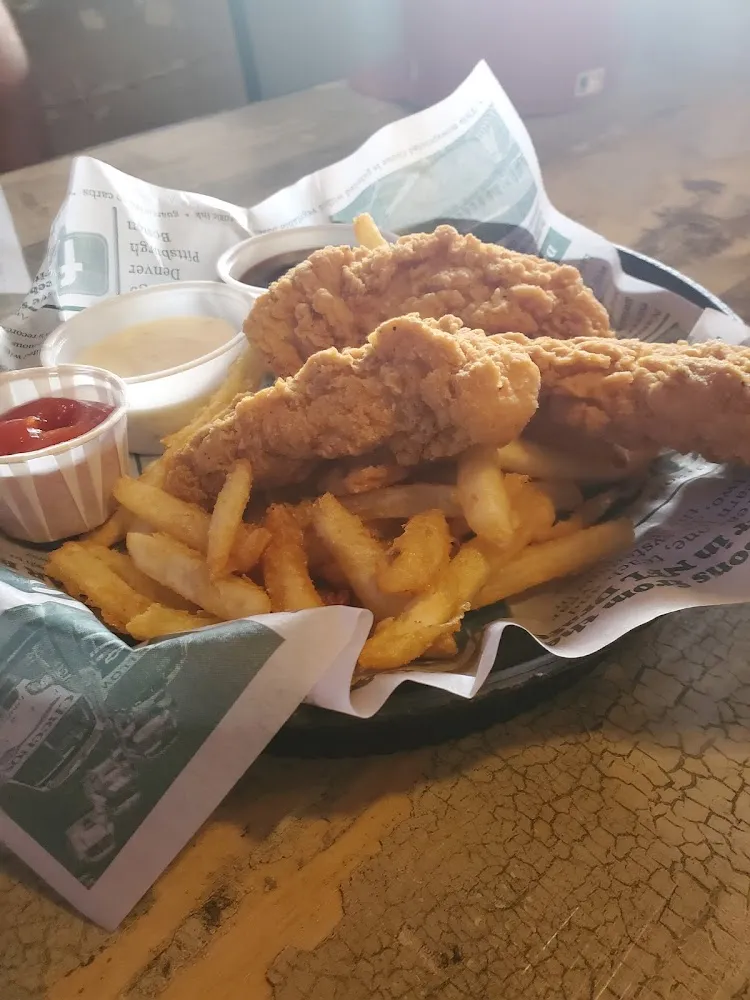 Chicken Fingers with Fries Kids
